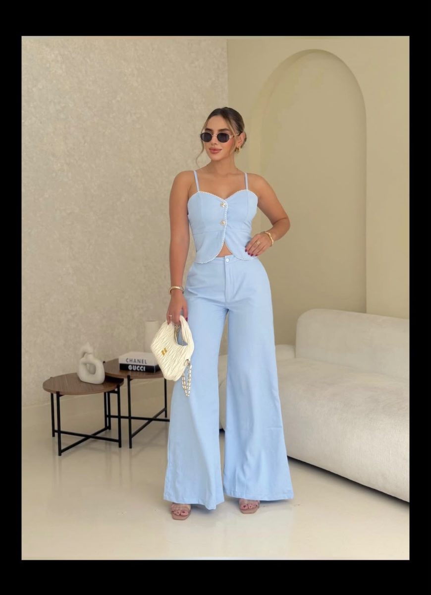 SET PANTALON DAHARA CELESTE